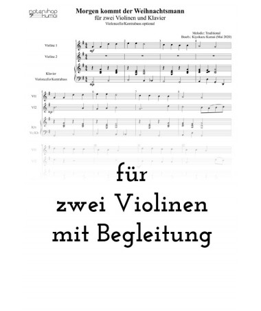 Morgen kommt der Weihnachtsmann