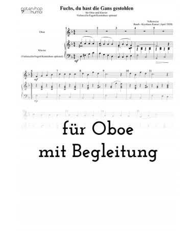 Fuchs du hast die Gans gestohlen