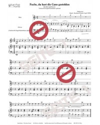 Fuchs du hast die Gans gestohlen