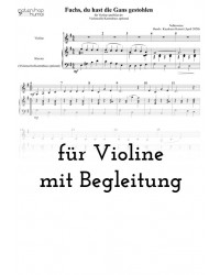 Fuchs, du hast die Gans gestohlen