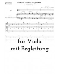 Fuchs, du hast die Gans gestohlen