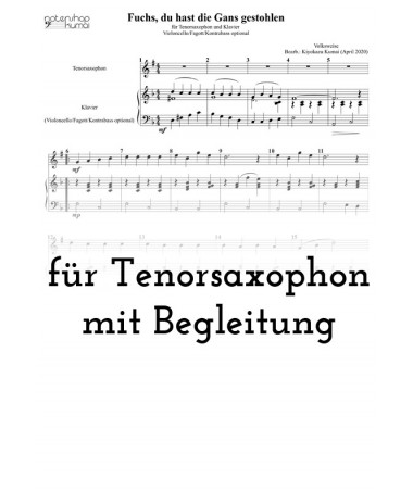 Fuchs, du hast die Gans gestohlen