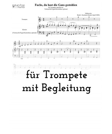 Fuchs, du hast die Gans gestohlen