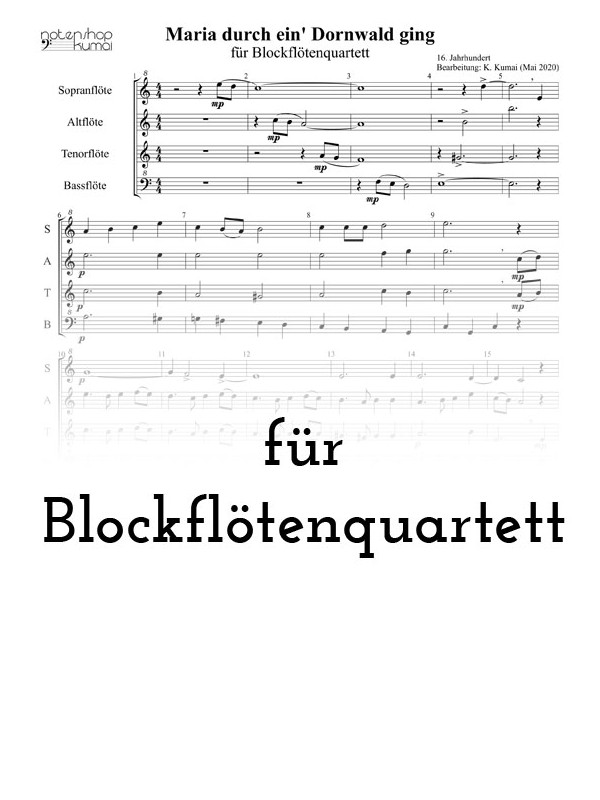 Maria durch ein' Dornwald ging