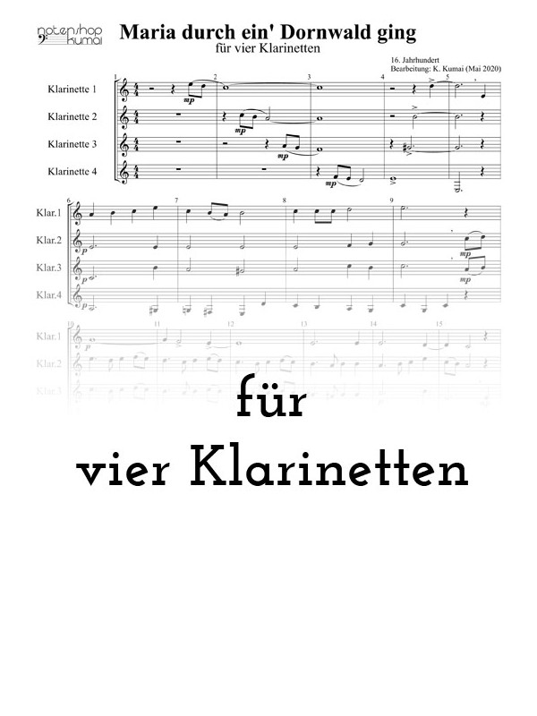 Maria durch ein' Dornwald ging