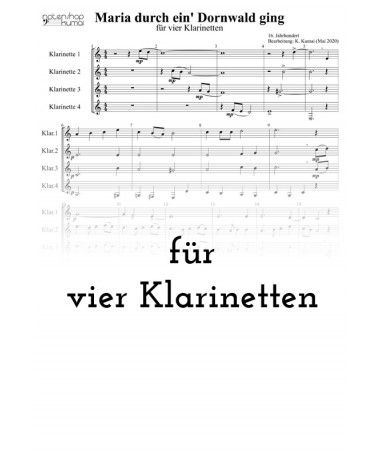 Maria durch ein' Dornwald ging