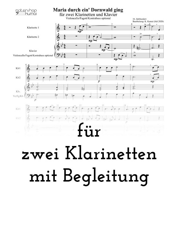 Maria durch ein' Dornwald ging