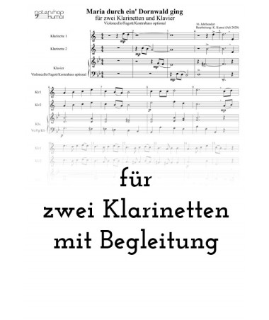 Maria durch ein' Dornwald ging