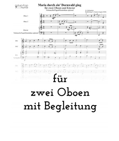 Maria durch ein' Dornwald ging