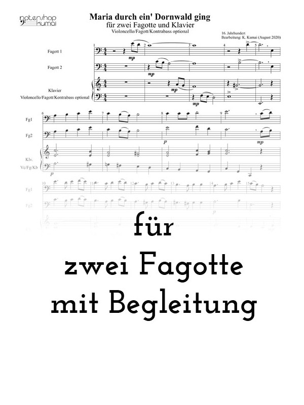 Maria durch ein' Dornwald ging