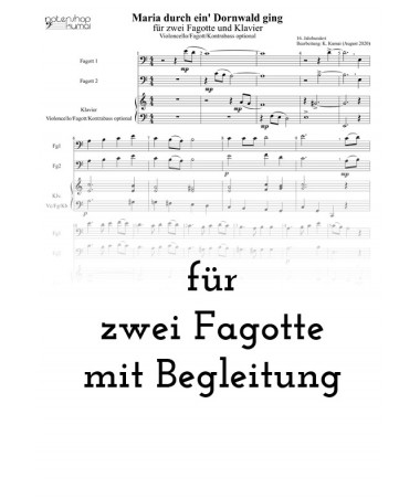 Maria durch ein' Dornwald ging