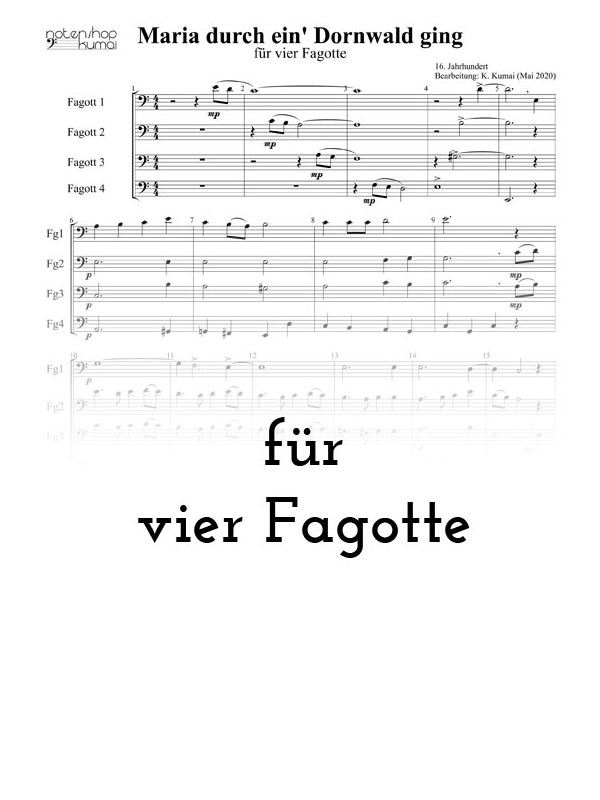 Maria durch ein' Dornwald ging