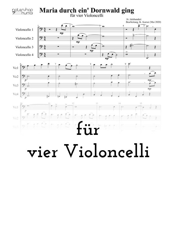 Maria durch ein' Dornwald ging