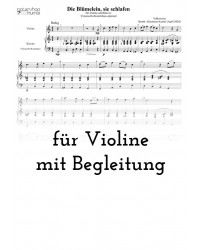 Die Blümelein, sie schlafen