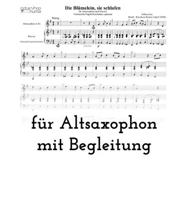 Die Blümelein, sie schlafen