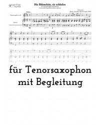 Die Blümelein, sie schlafen