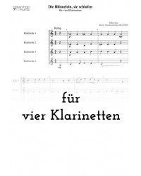 Die Blümelein, sie schlafen