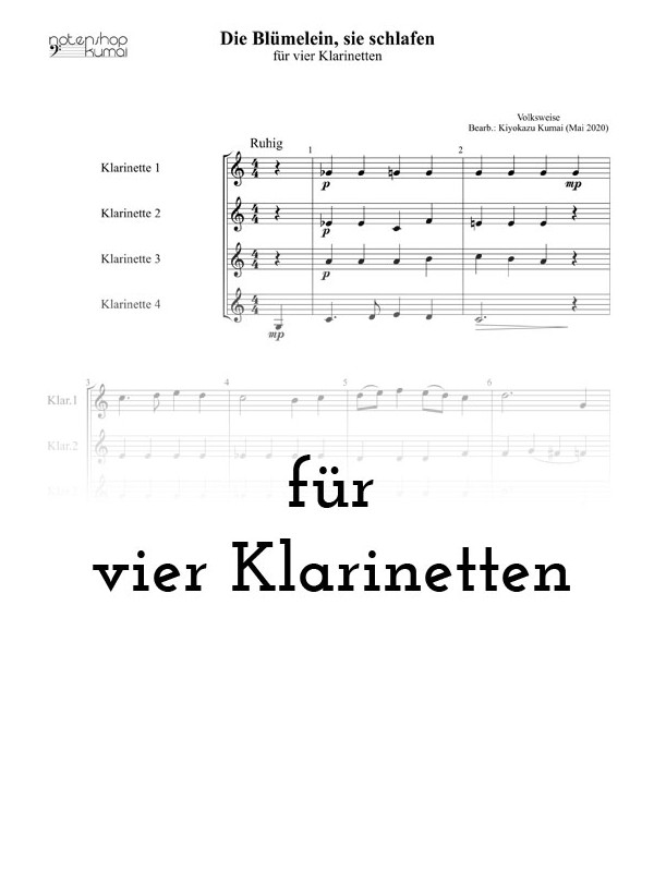 Die Blümelein, sie schlafen