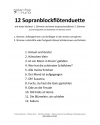 12 leichte Duette