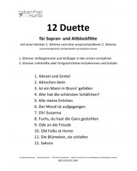 12 leichte Duette