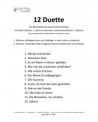 12 leichte Duette