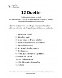 12 leichte Duette