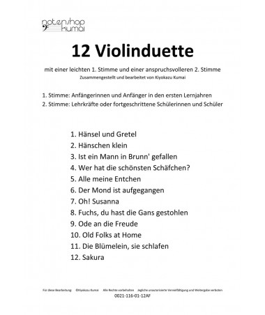 12 Violinduette