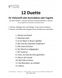12 leichte Duette