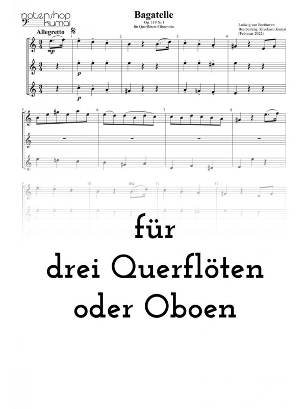 Beethoven Bagatelle op. 119/1