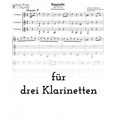 Beethoven Bagatelle op. 119/1