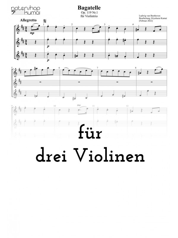 Beethoven Bagatelle op. 119/1