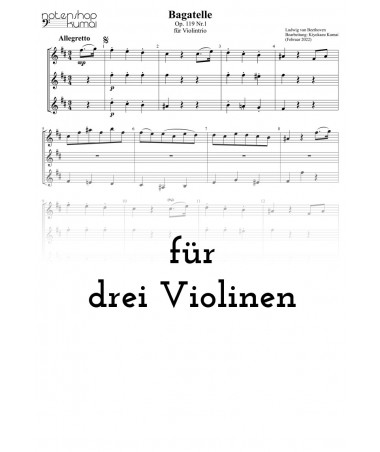 Beethoven Bagatelle op. 119/1