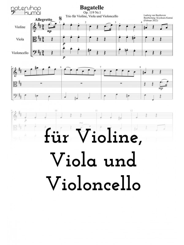 Beethoven Bagatelle op. 119/1