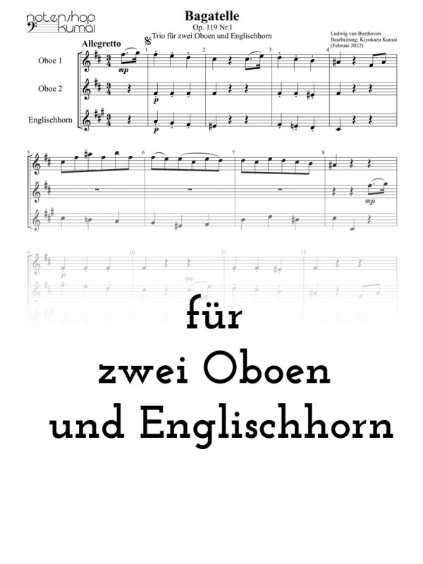 Beethoven Bagatelle op. 119/1