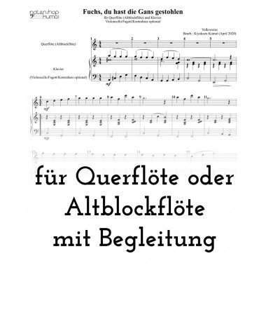 Fuchs, du hast die Gans gestohlen